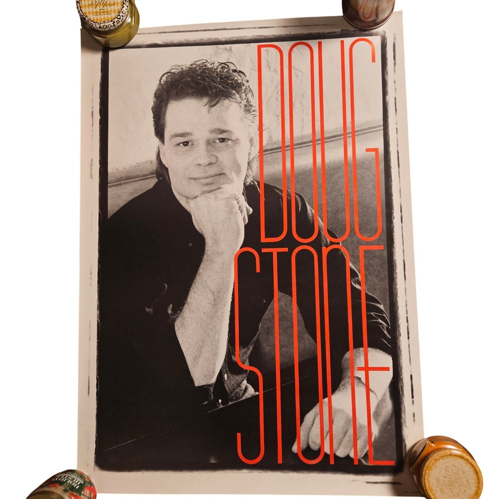 Doug Stone Self Titled 24x34 Original 1990 CBS Records Debut Album Promo‎ Poster